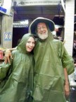 Sara and Jerry in raincoats at Sibu.JPG (61 KB)